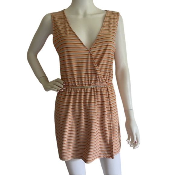 EUC Striped Romper Size Medium - Picture 1 of 15